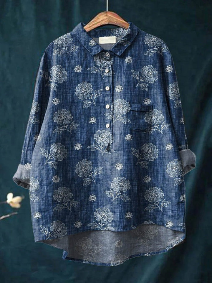 Tiziana – Linen Patterned Shirt