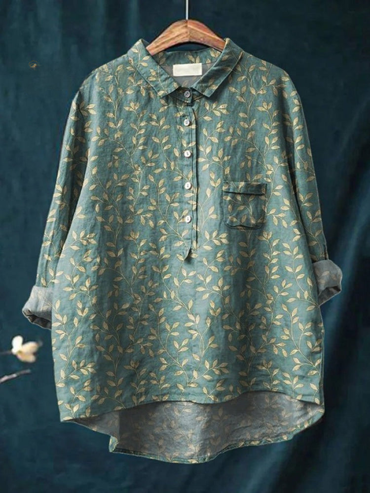 Tiziana – Printed Linen Shirt