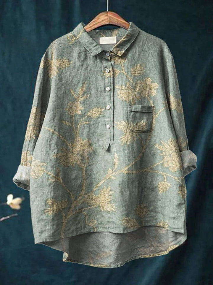 Tiziana – Printed Linen Shirt