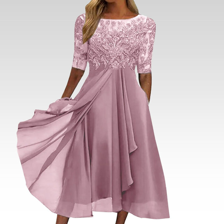 Banna | Elegant Lace Midi Dress