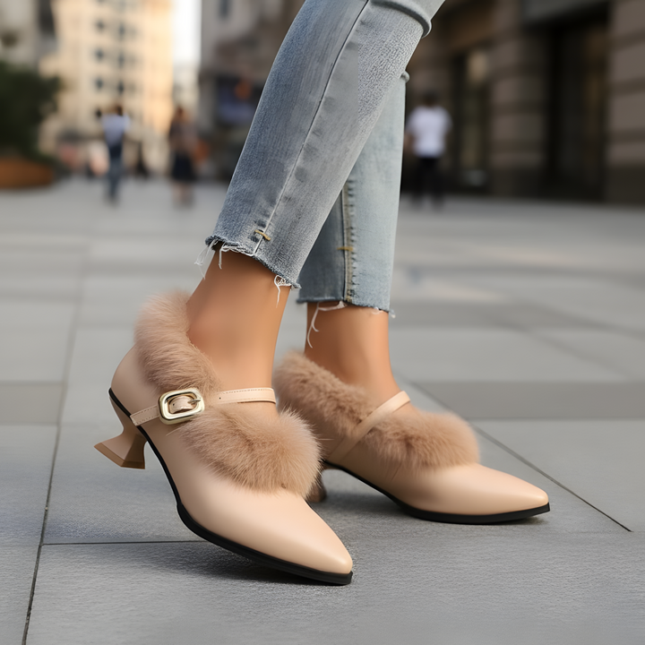 Velina Soft Leather Heels