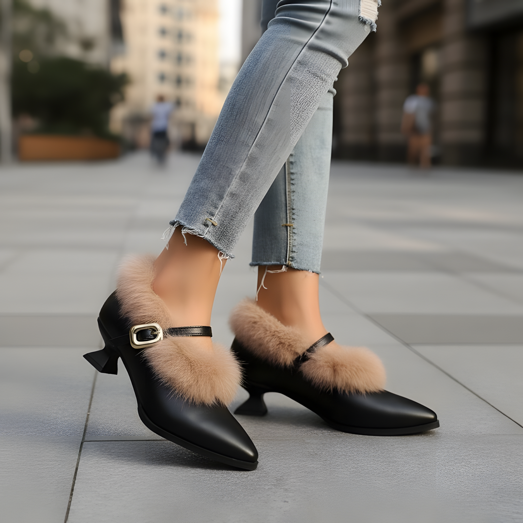 Velina Soft Leather Heels