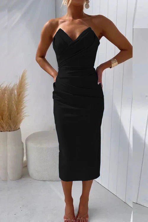 Édaín | Open-Back Midi Dress