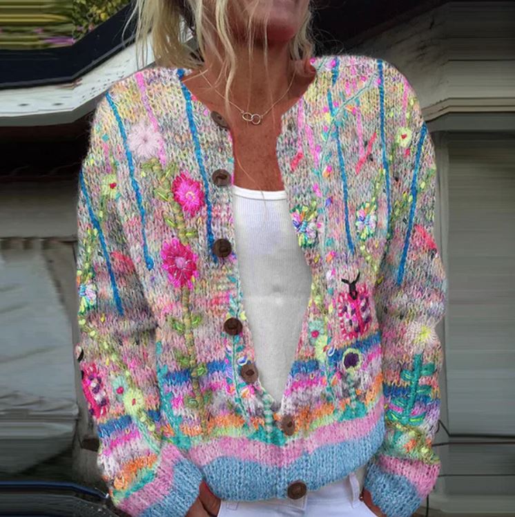 Lena | Elegant vest with floral print