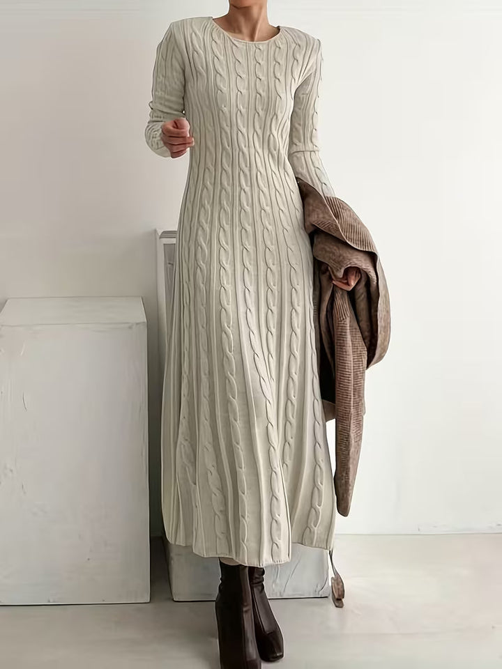 Jemima - Elegant Long Knit Dress