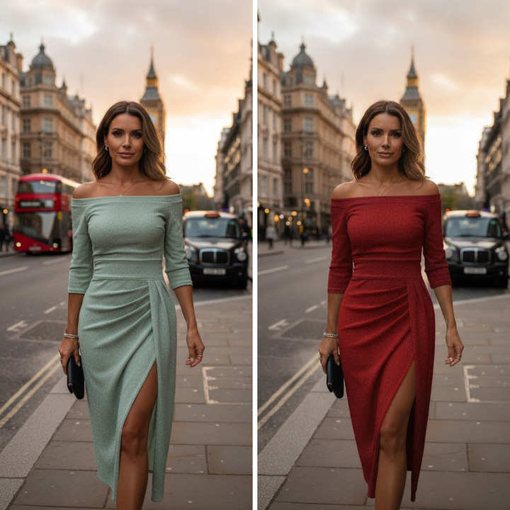 Báirbre | Halter Neck Maxi Dress