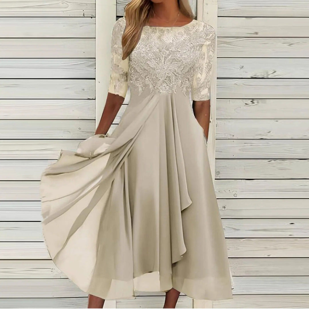Banna | Elegant Lace Midi Dress