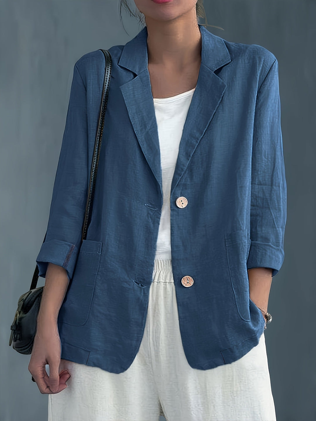 Margaret – Casual Cotton Blazer
