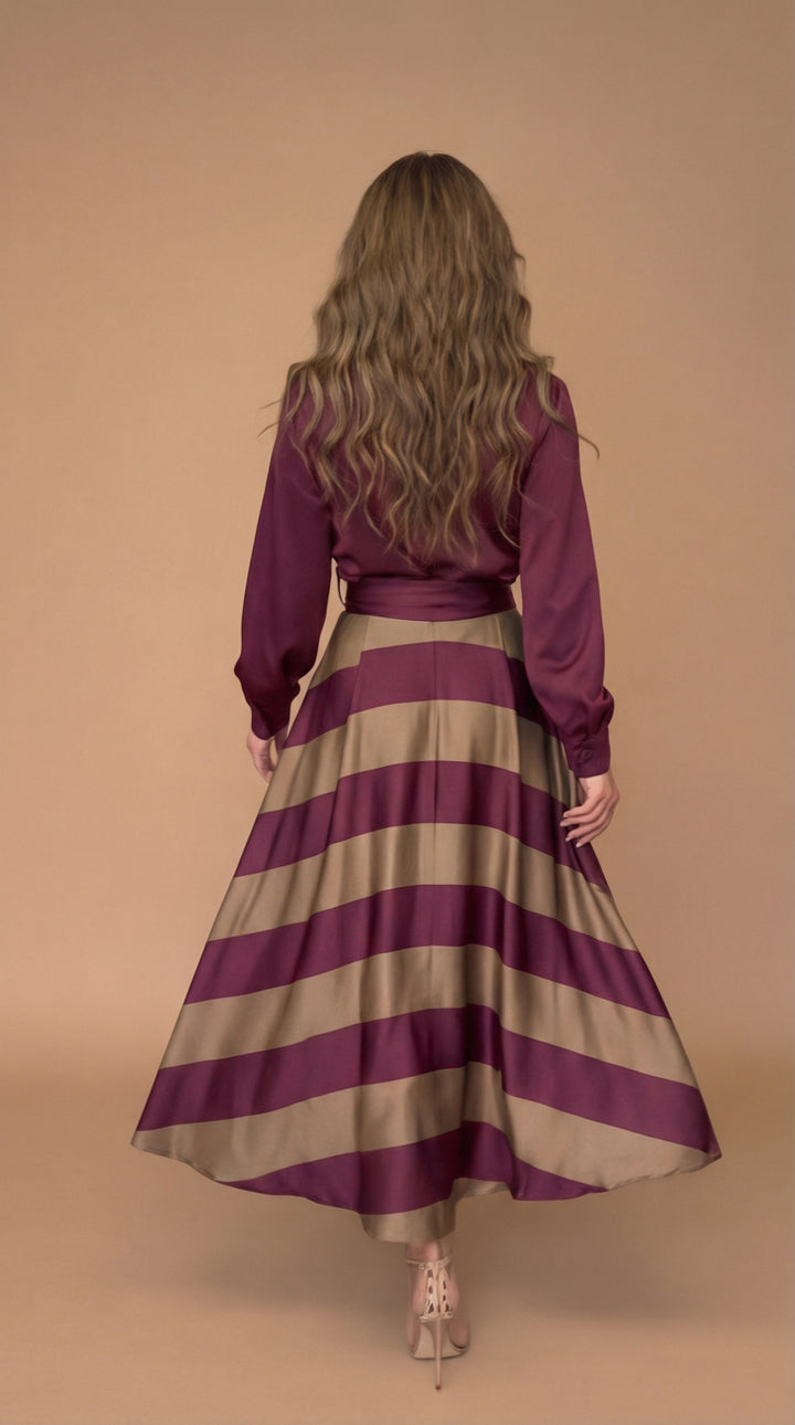 Órla | Striped Maxi Dress