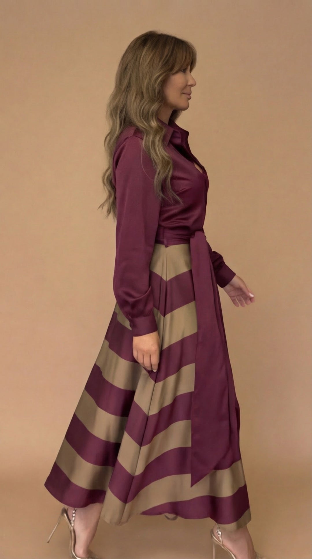 Órla | Striped Maxi Dress