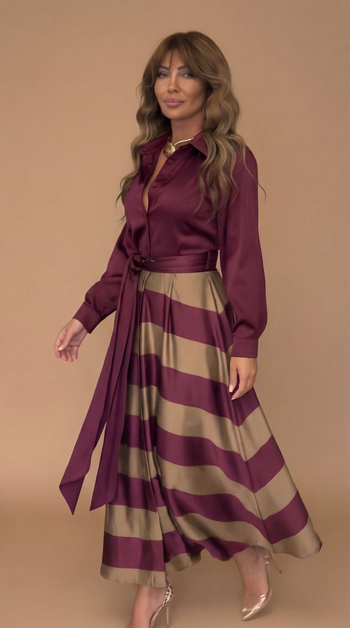 Órla | Striped Maxi Dress