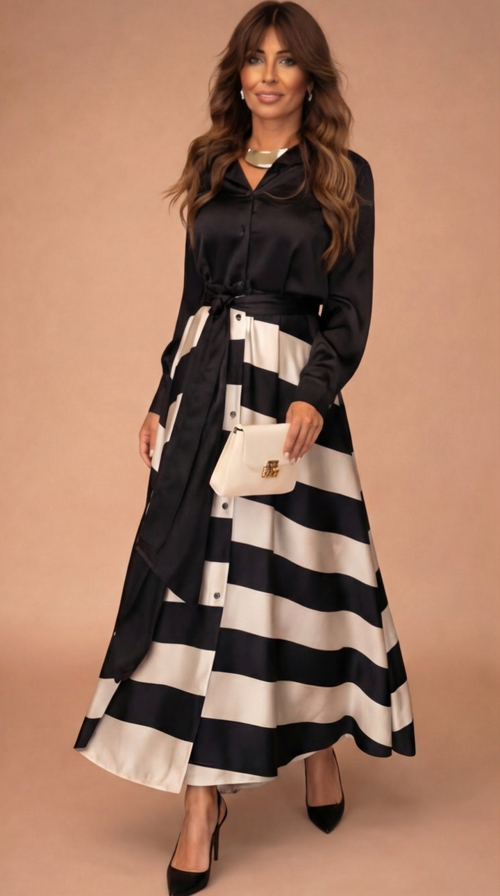 Órla | Striped Maxi Dress