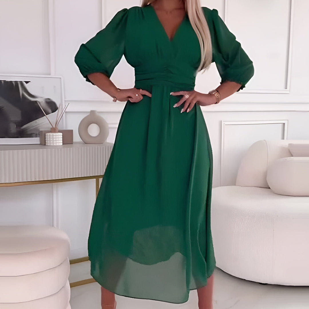 Samhaoir | Elegant Wrap Dress