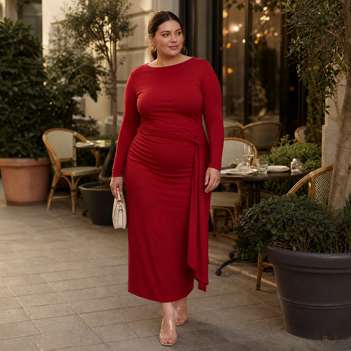 Naiara ❘ Maxi dress with side knot