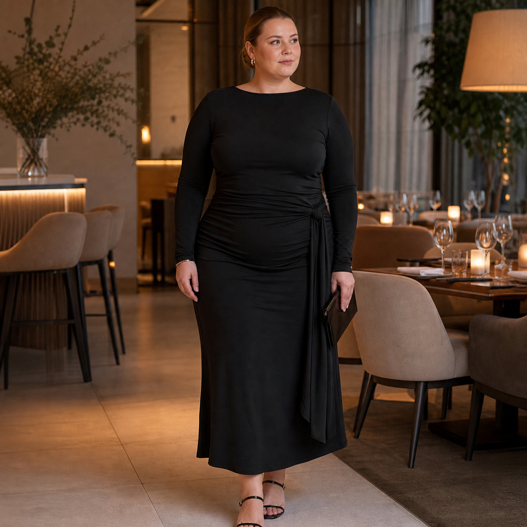 Naiara ❘ Maxi dress with side knot