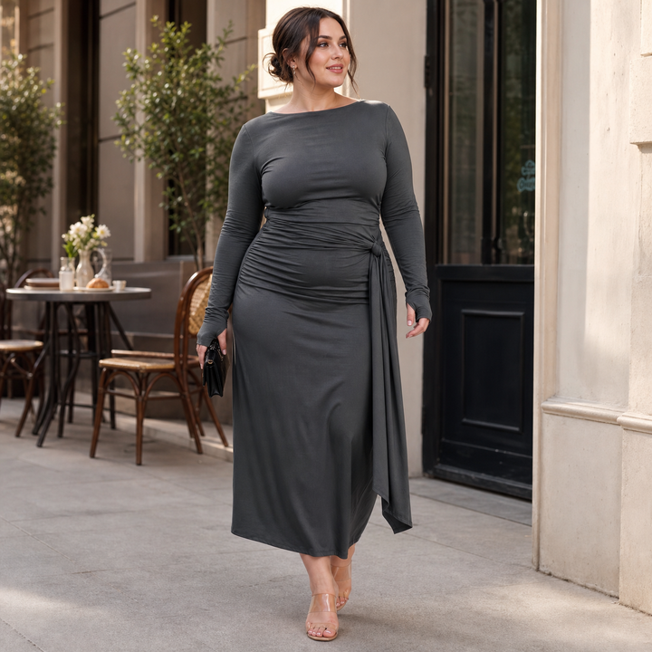 Naiara ❘ Maxi dress with side knot