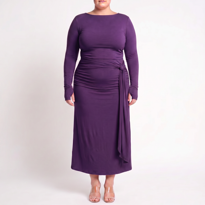 Naiara ❘ Maxi dress with side knot