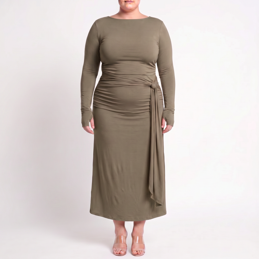 Naiara ❘ Maxi dress with side knot