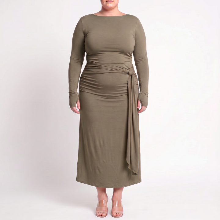 Naiara ❘ Maxi dress with side knot