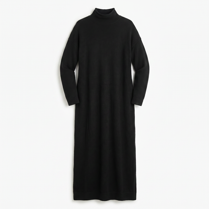 Mara Knitted Maxi Dress – Cozy Long Sleeve Oversized Dress