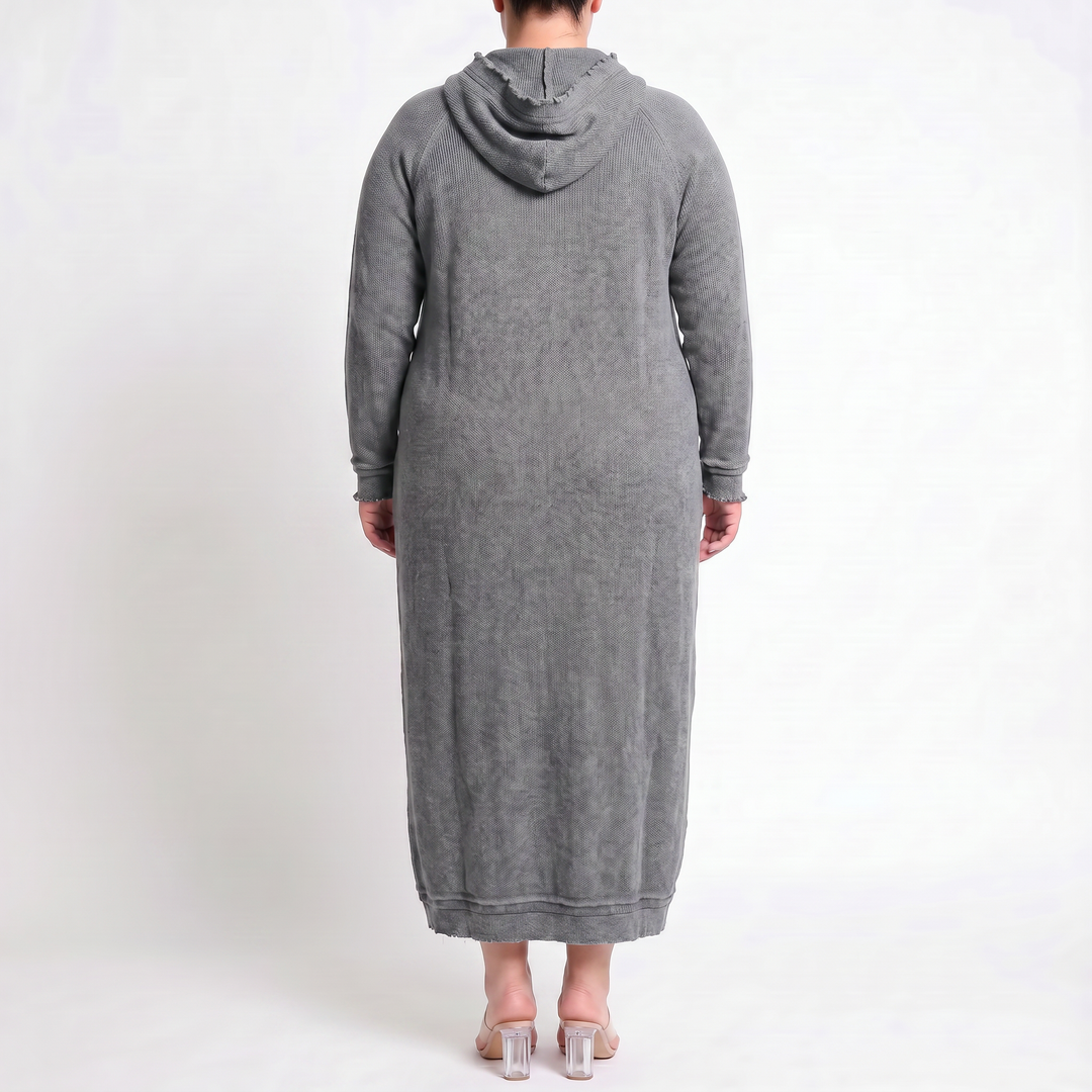 Mara Knitted Maxi Dress – Cozy Long Sleeve Oversized Dress