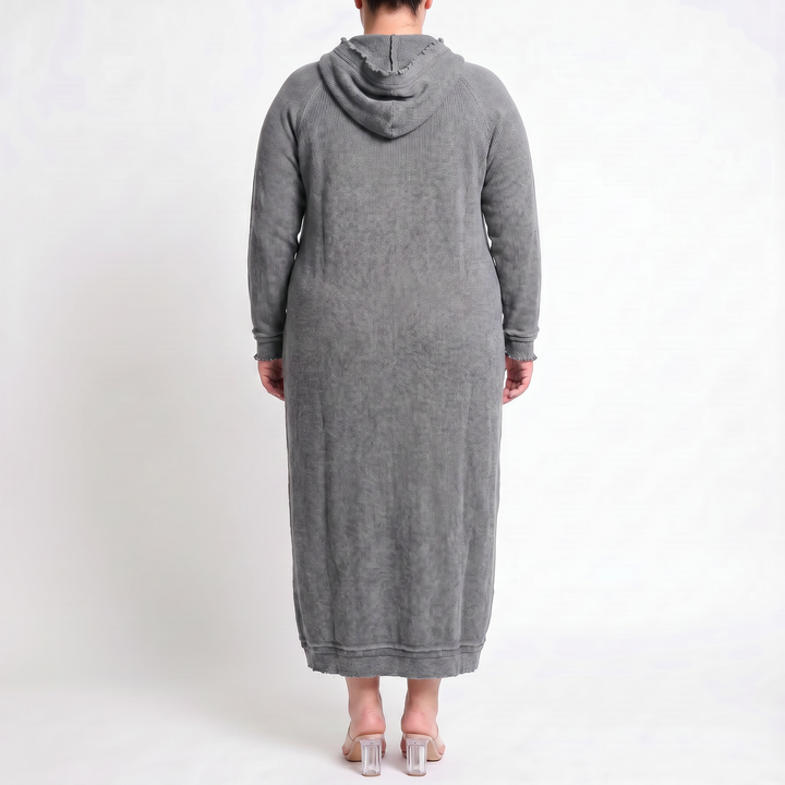 Mara Knitted Maxi Dress – Cozy Long Sleeve Oversized Dress