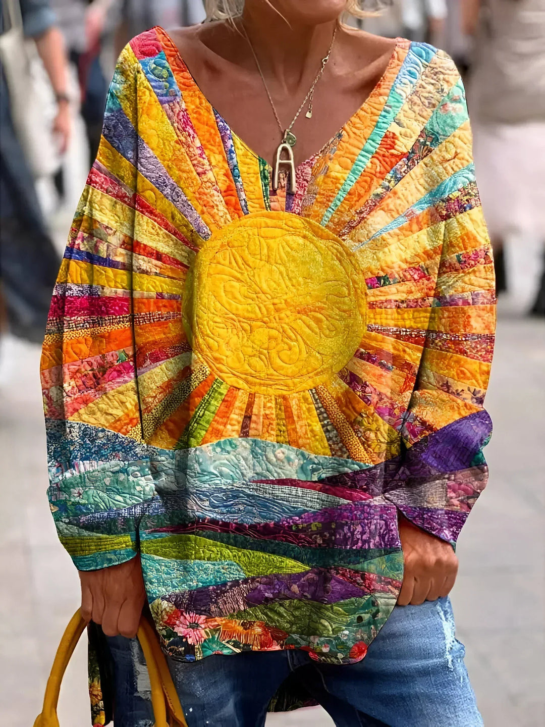 Elisa - colorful and cheerful blouse