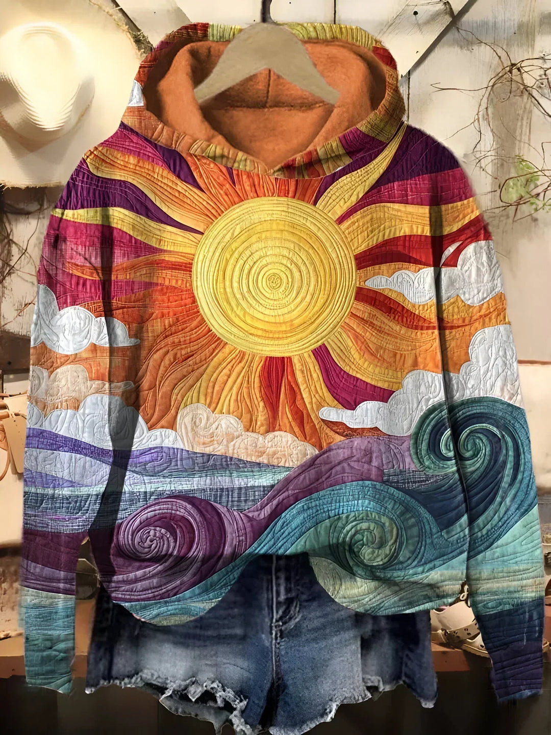 Sofie - Vintage Sweatshirt Sonnenstrahl