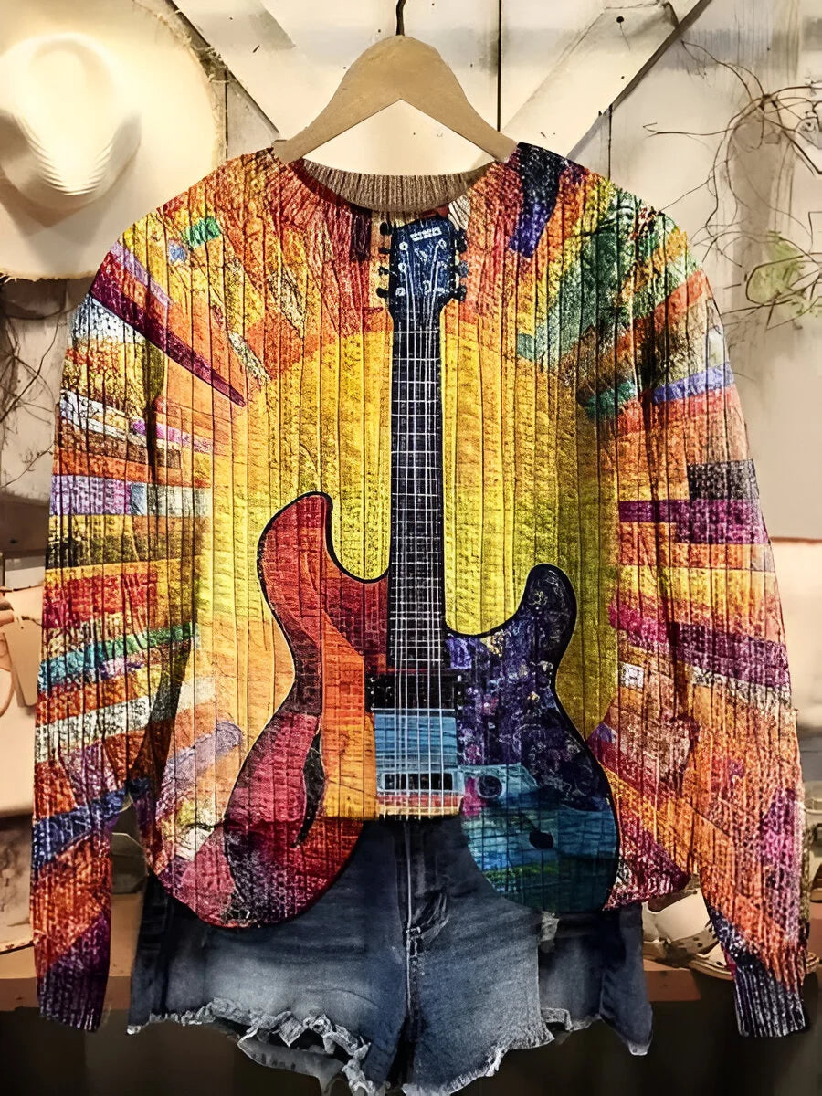 Tanja - Boho Style Colorful Sweatshirt