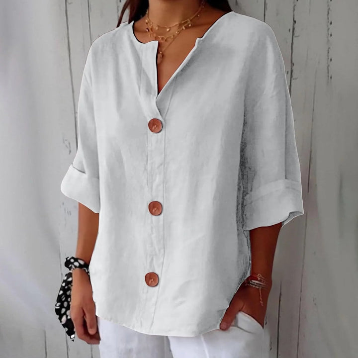 Ivy | Lightweight Linen Loose-Fit Blouse