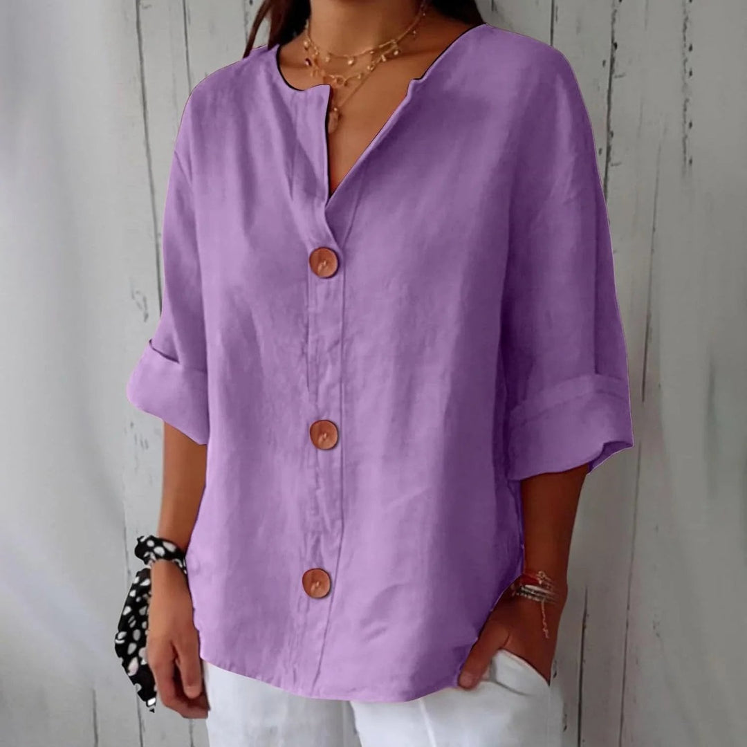 Ivy | Lightweight Linen Loose-Fit Blouse