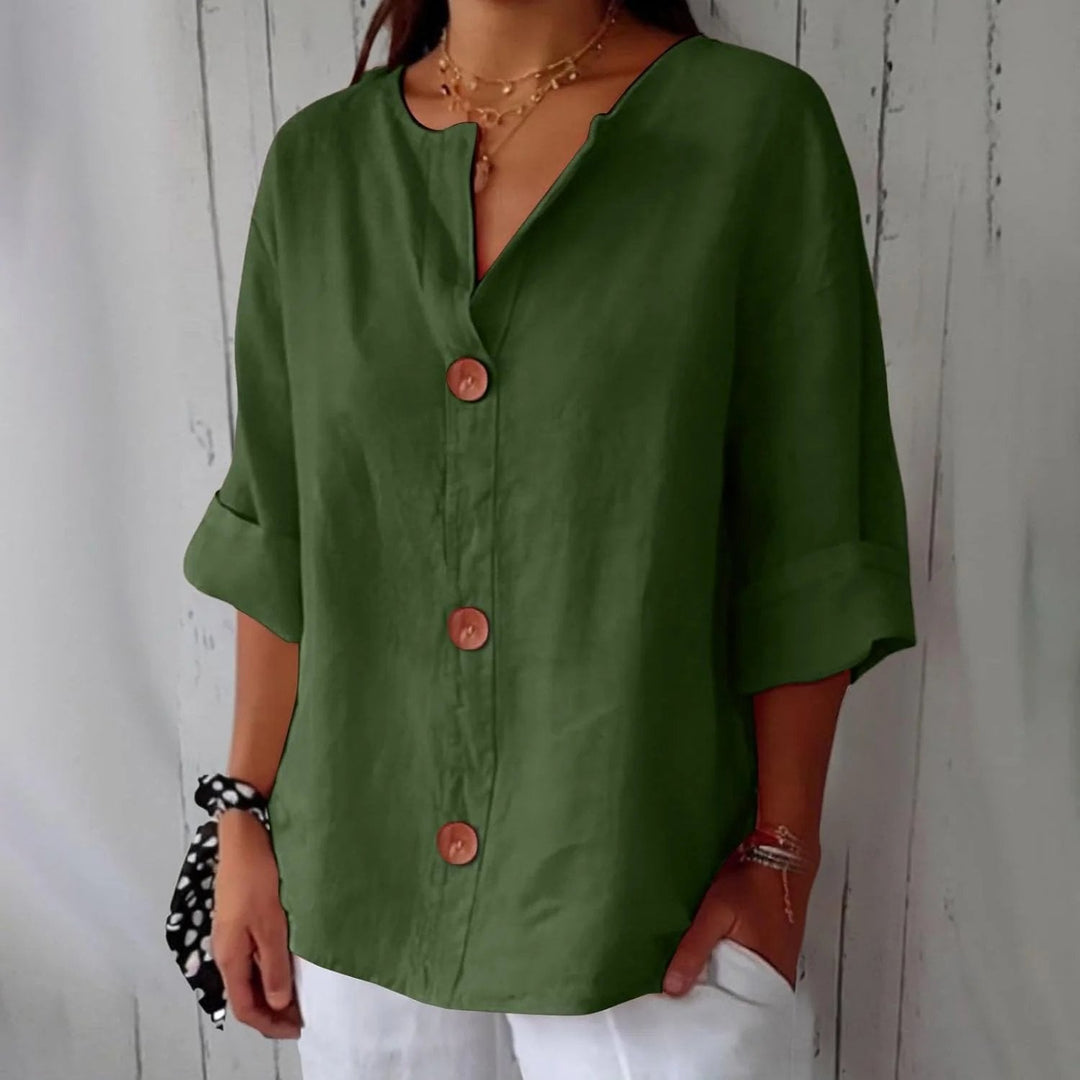 Ivy | Lightweight Linen Loose-Fit Blouse