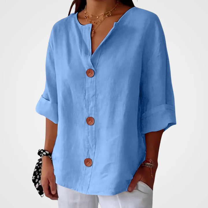 Ivy | Lightweight Linen Loose-Fit Blouse