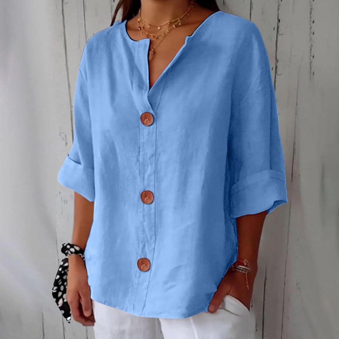 Ivy | Lightweight Linen Loose-Fit Blouse
