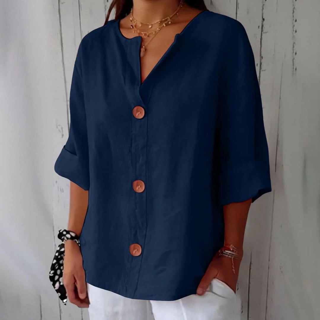 Ivy | Lightweight Linen Loose-Fit Blouse