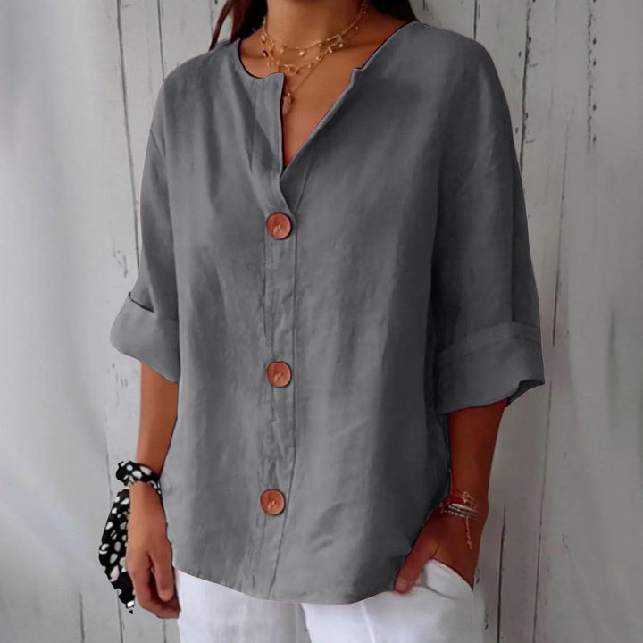 Ivy | Lightweight Linen Loose-Fit Blouse