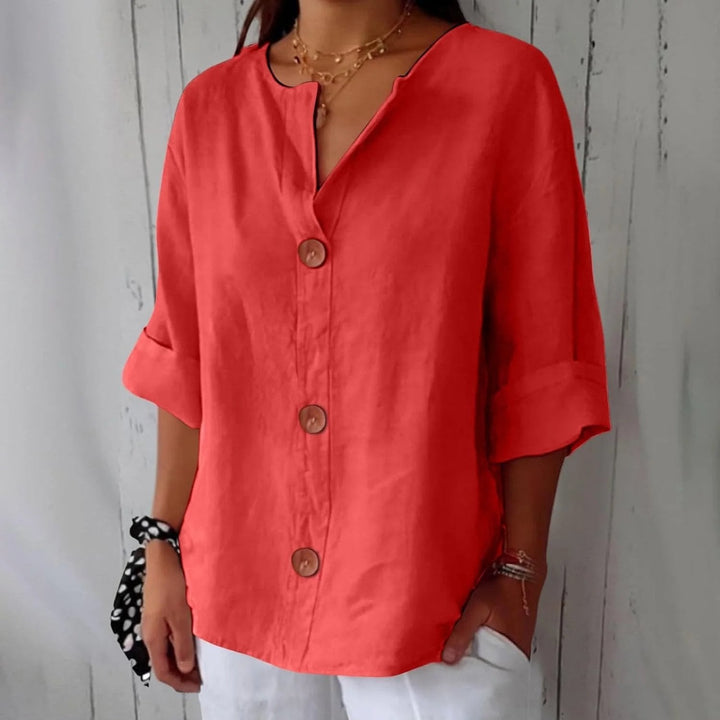 Ivy | Lightweight Linen Loose-Fit Blouse