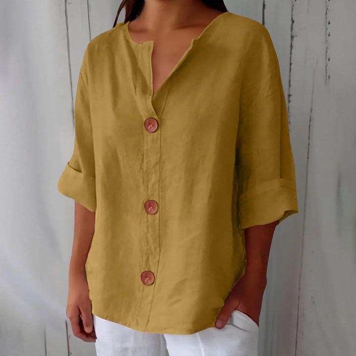 Ivy | Lightweight Linen Loose-Fit Blouse