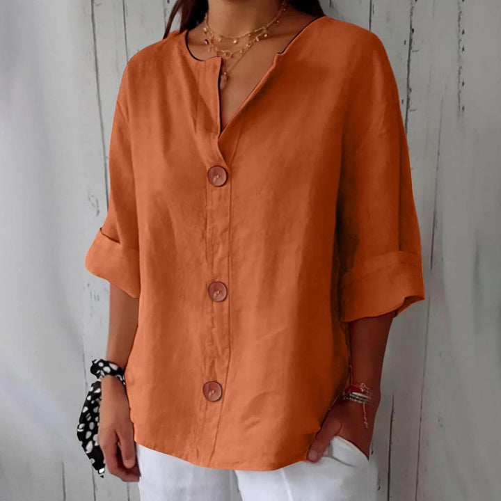 Ivy | Lightweight Linen Loose-Fit Blouse