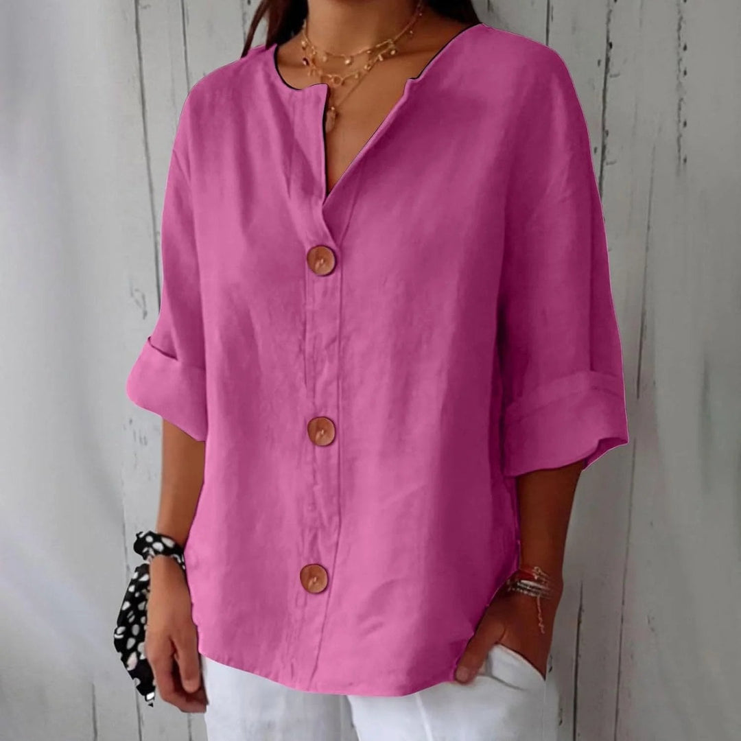 Ivy | Lightweight Linen Loose-Fit Blouse