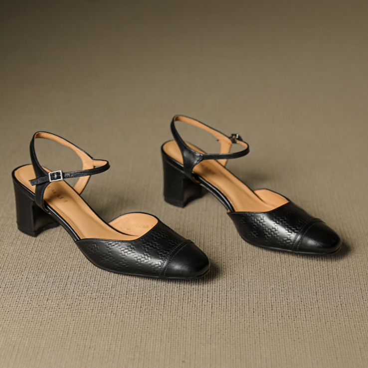 Elegant High Heels Made of Genuine Leather Valery