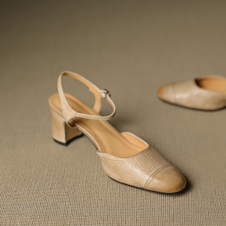 Elegant High Heels Made of Genuine Leather Valery