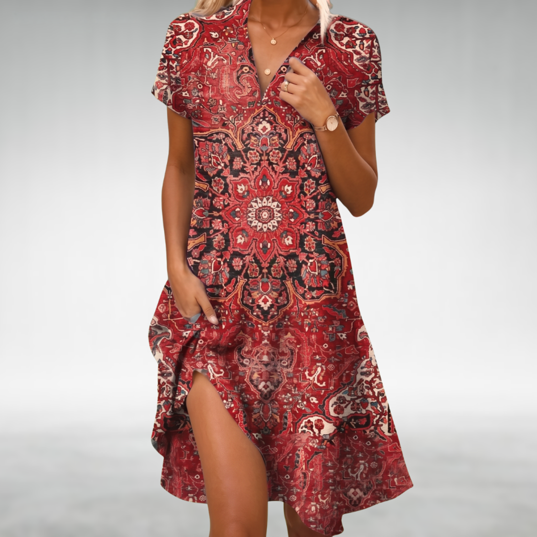 Moira™ Lightweight Comfort Midi Dress