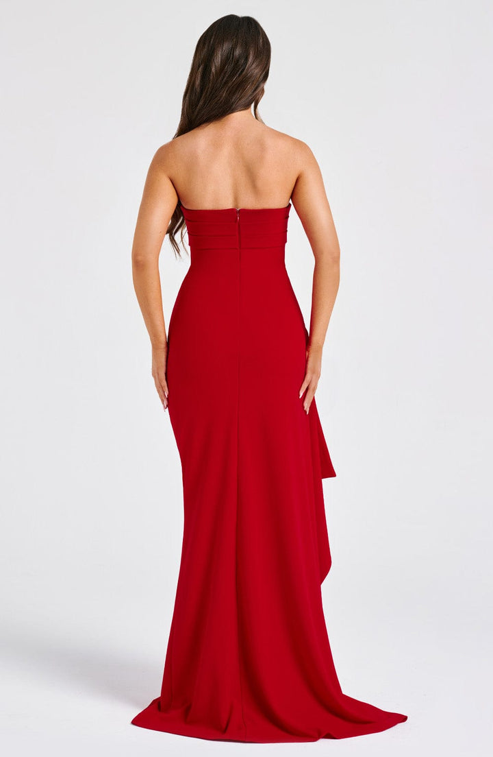 Áedammair | Strapless Luxe Maxi Dress